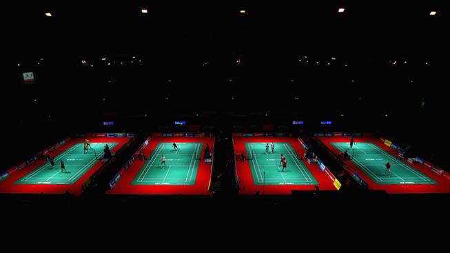 Poucas coisas precisaram ser feitas para a competição. O Campeonato Mundial de Badminton 2011 aconteceu na arena, como um teste para as Olimpíadas  / Foto: Londres 2012 
